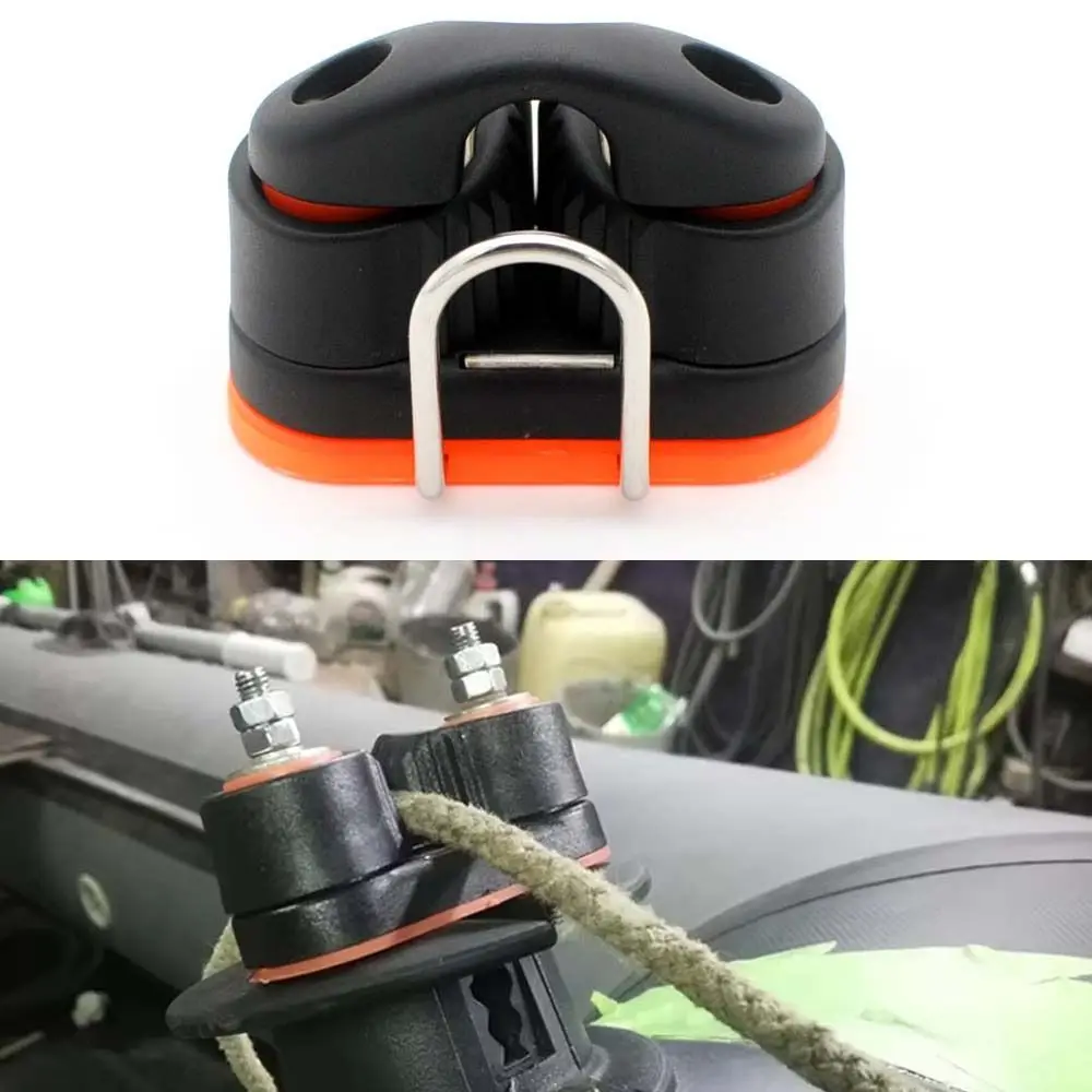 

Durable Ball Bearings Nylon Rope Clamp Kayak with Leading Rings Fast Entry Cam Cleat Marine Hardware Boat Cleats