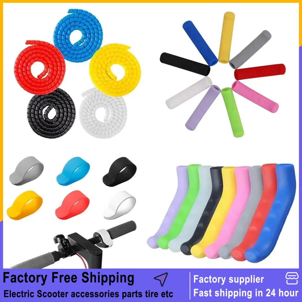 Protector Cover Assembly for Xiaomi M365 1S PRO Anti-slip Handle Brake Thumb Throttle Sleeve E-Scooter Organizer Winding Tubes