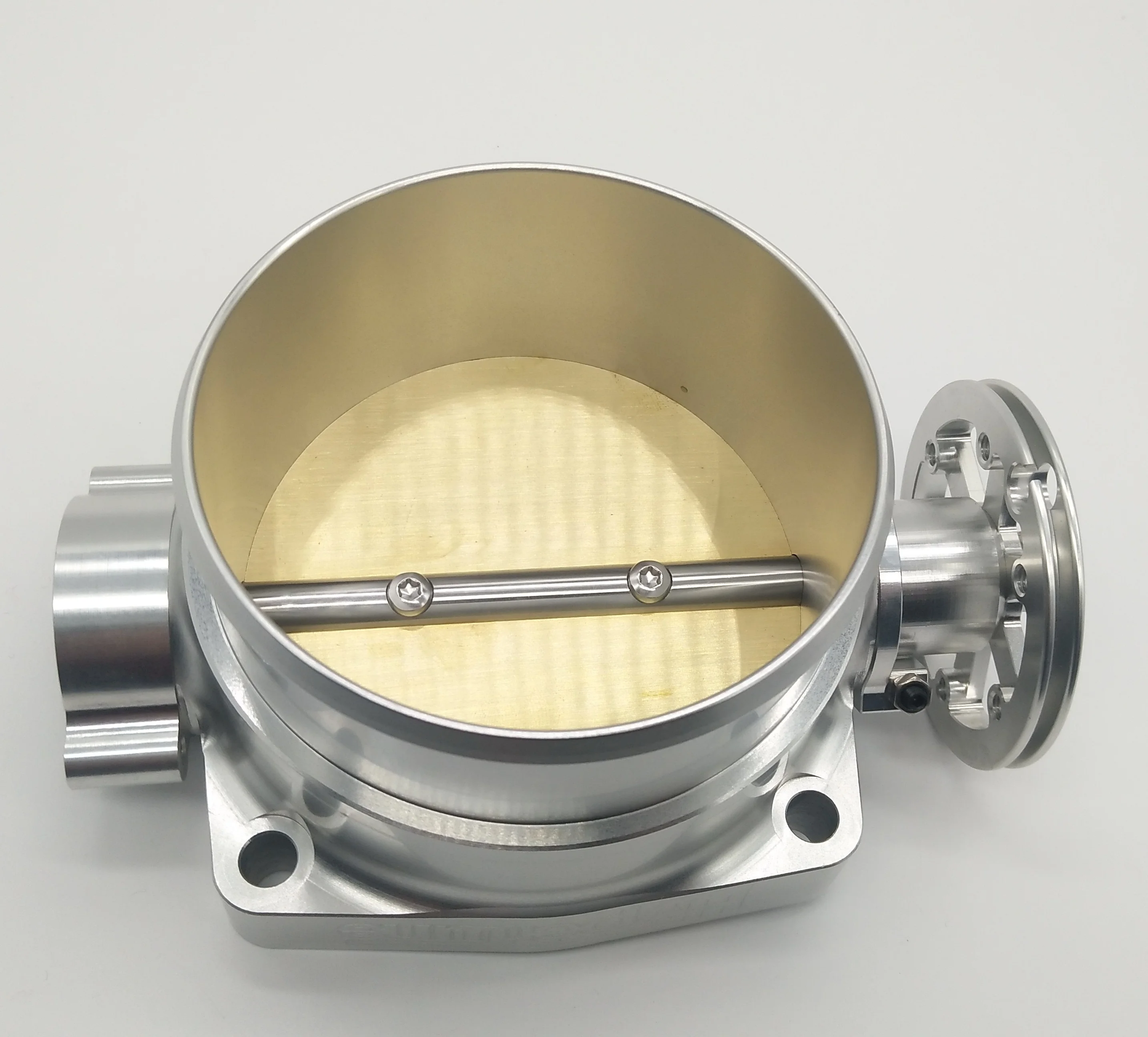 

Billet cnc machining 102mm High Flow Aluminum Hypertune Throttle Body for Performance car