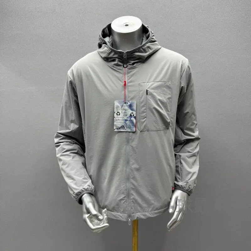 New Arrival Men's and Women Ultra-Lightweight Silent Fleece Jacket Windproof Casual Outerwear for City Commuting Hiking
