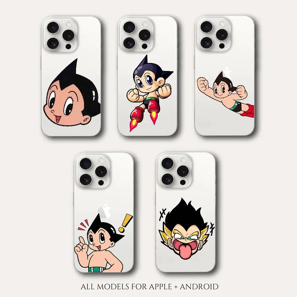 

A-Astro-Boys-S Phone Case For Iphone 16 15 11 13 14 Pro Max 7 8 Plus X Xr Xs Max Se2020 12mini Transparent Cover