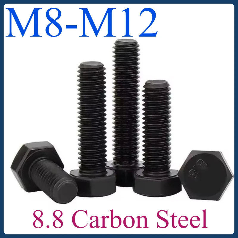 

8.8 Grade carbon steel high strength high teeth external hexagonal hexagonal screw M8 M10 M12