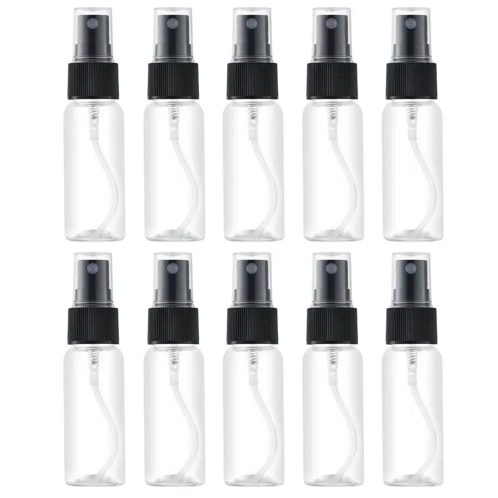 

10PCS 10/20/30/50/60/100ML Small Plastic Spray Bottle Empty Fine Mist Travel Atomizer for Little Perfume Water Alcohol Samples