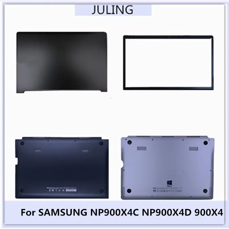 

New Black Laptop LCD back cover(90%New)/LCD Front Bezel/Bottom case For SAMSUNG NP900X4C NP900X4D 900X4 Series