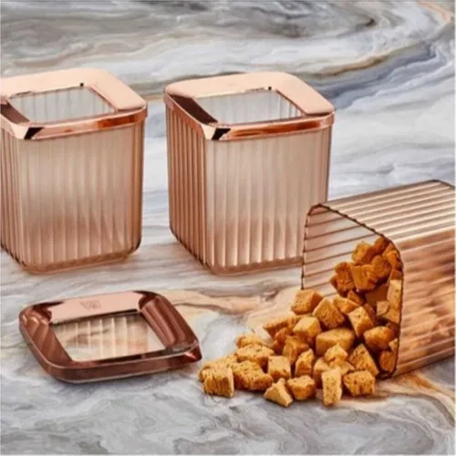 Vip John Square Storage box Copper 3x800 ml