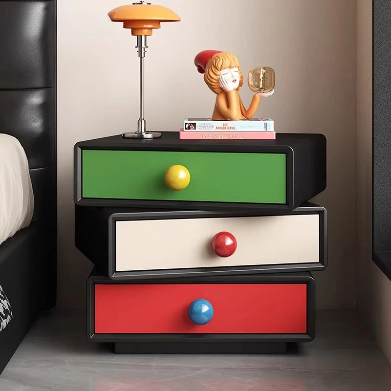 

Kids Decorations Bedside Table Luxury Designer Unique Modern Room Bedside Table Drawers Weird Cute Mesitas De Noche Furniture