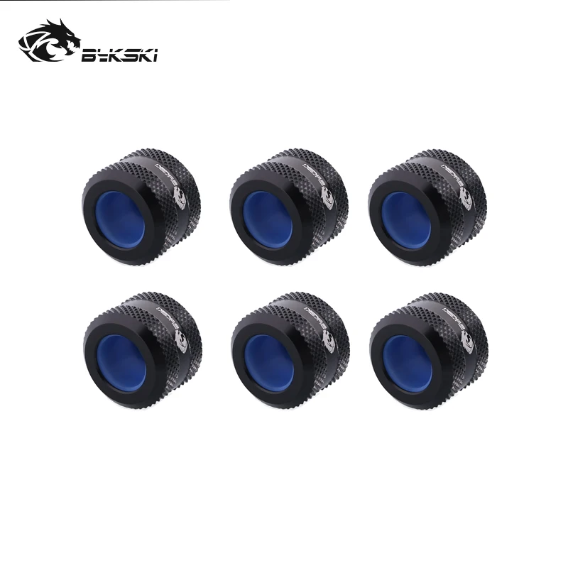 BYKSKI 4/6 sztuk/partia OD12mm/OD14mm/OD16mm ulepszona gumka zabezpieczająca przed wyłączaniem ręczna kompresja miedziana złączka G1/4' zastosowanie do rury twardej/sztywnej