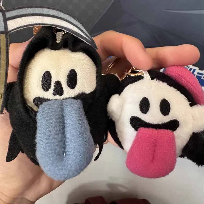 Leuke Cartoon Anime Perifere Knuffels Halloween Shining Snow Monster Zombie Weerwolf Trendy Mode Rugzak Sleutel Hanger Speelgoed