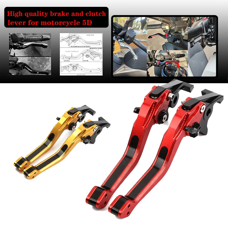 Manete de Freio e Embreagem 5D para Motocicleta PARA BMW K1200R/SPORT K1200S K1200 R/S/R SPORT Alumínio CNC Ajustável