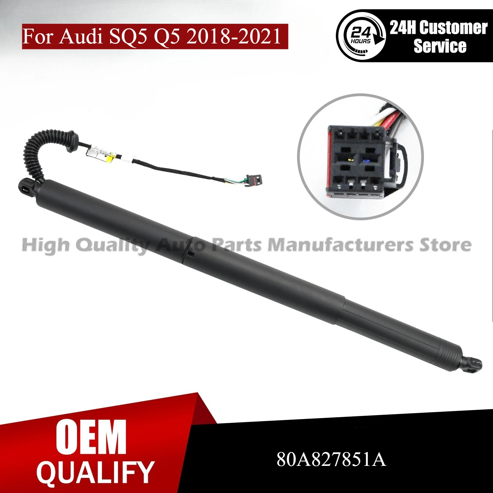 

Rear Left/Right Tailgate Power Lift Support for Audi SQ5 Q5 2018-2021 80A827851A
