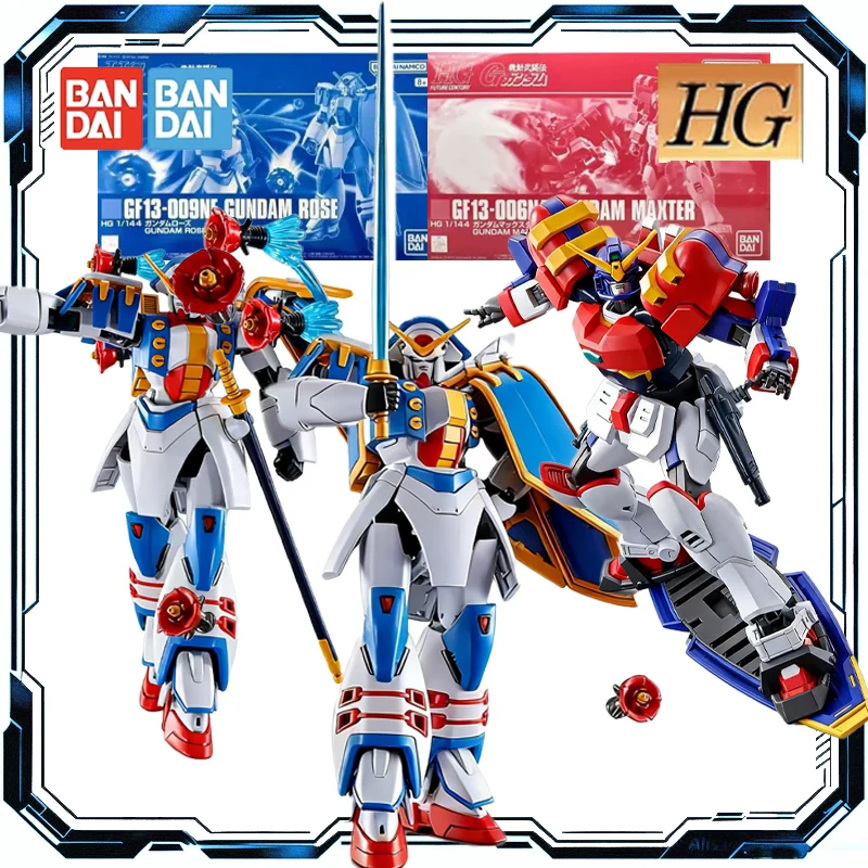 

BANDAI Original HG 1/144 GF13-006NA Gundam Maxter Gundam Rose Assembly Model Action Figure Toys for Boys Girls Kids Gift