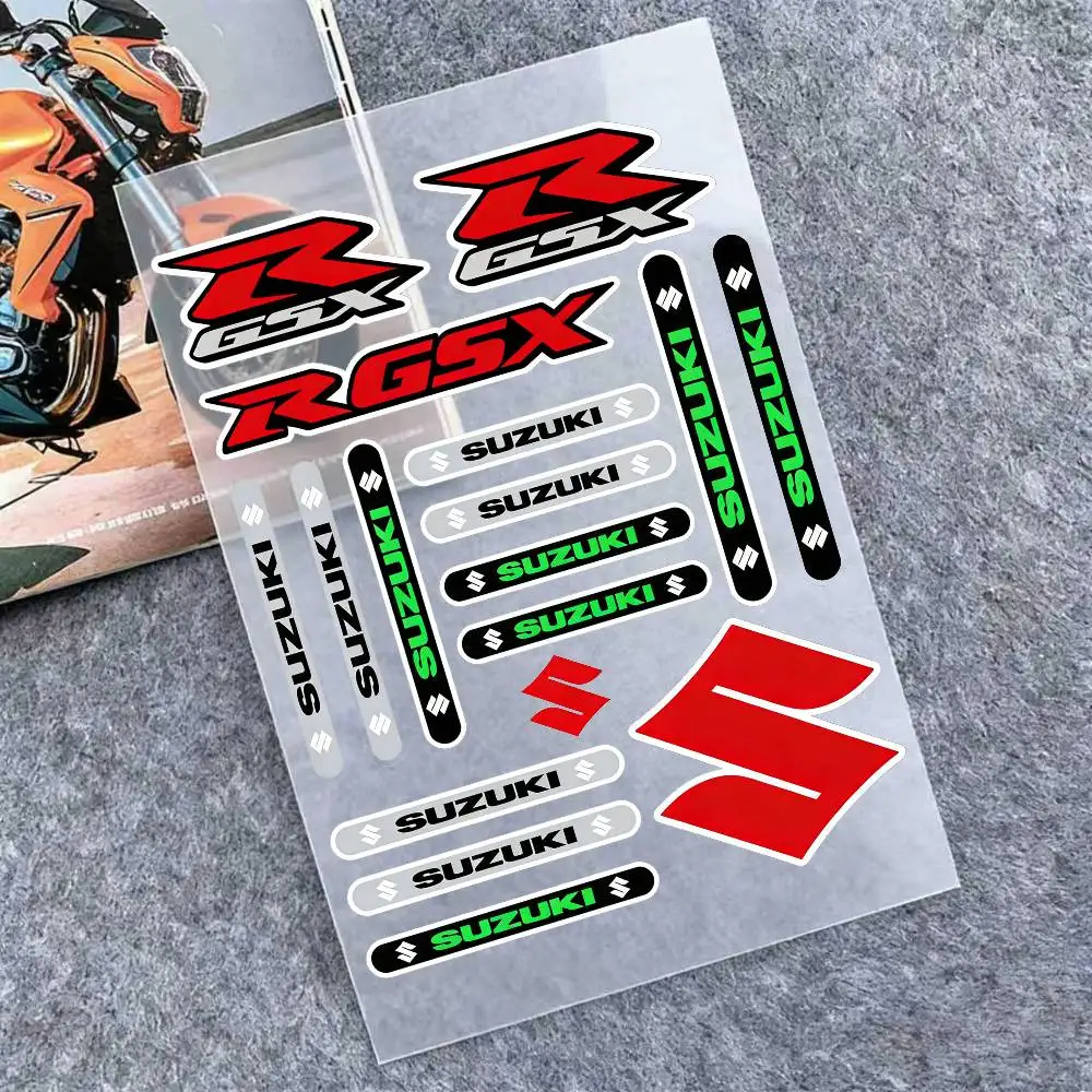 

Светоотражающие наклейки для мотоциклов Suzuki, 3M, предупреждающие о безопасности в темноте, для шлемов скутеров