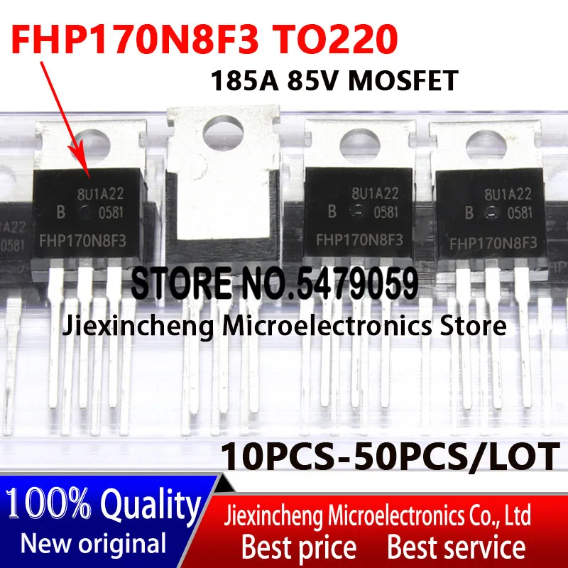 FHP170N8F3 170N8F3 TO220  New original ( 185A 85V MOSFET ) 10PCS-50PCS/LOT N-channel Power Transistor 