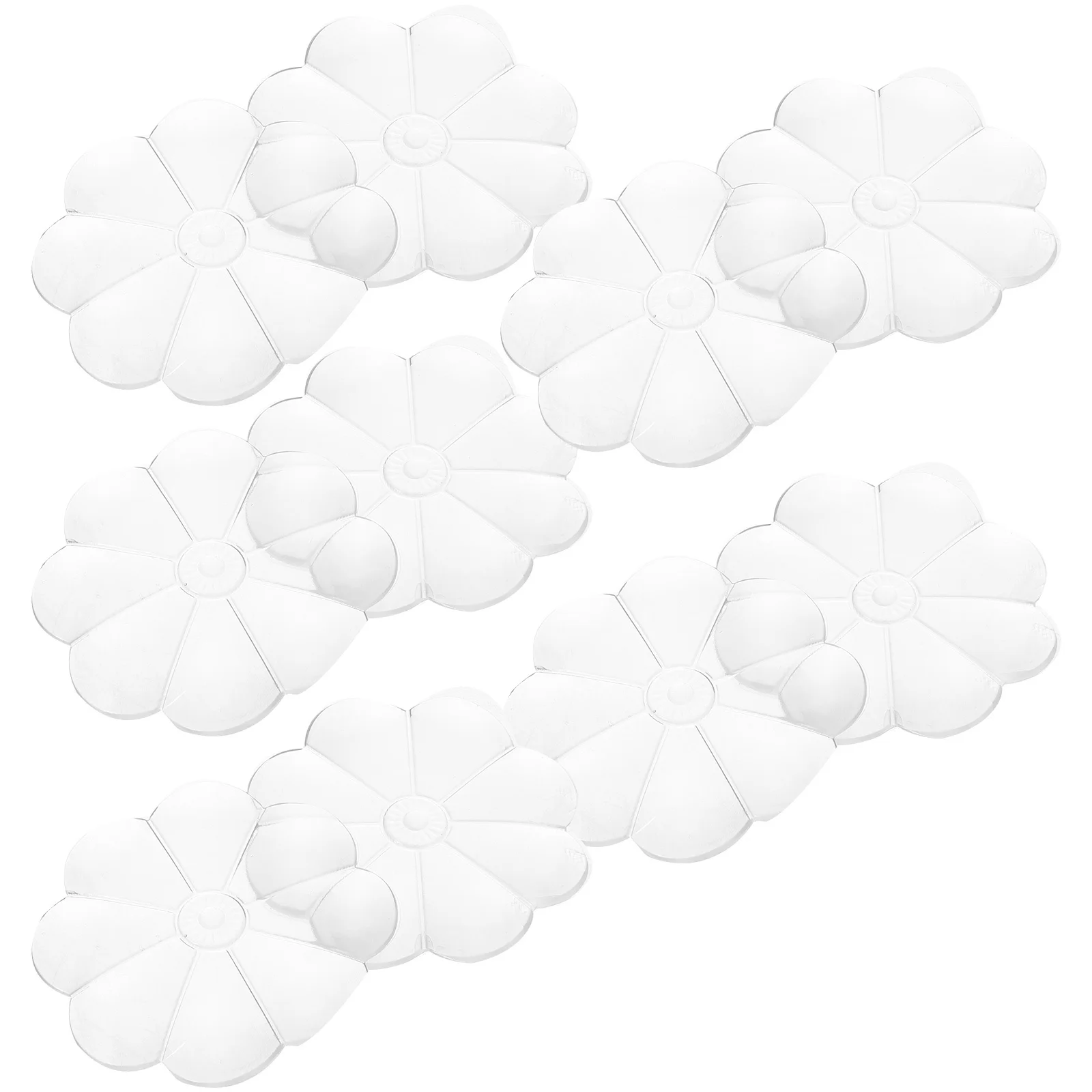 10 قطعة مصدات مقبض الباب حماة الحائط بتلات زهرة شكل ذاتية اللصق المضادة للتصادم منصات لحماية الأثاث