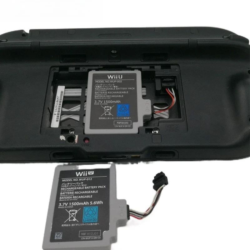 WUP-002 3.7V Rechargeable Battery 1500mAh Lithium Battery for Nintendo Wii U Gamepad Wireless Controller Replacement Battery