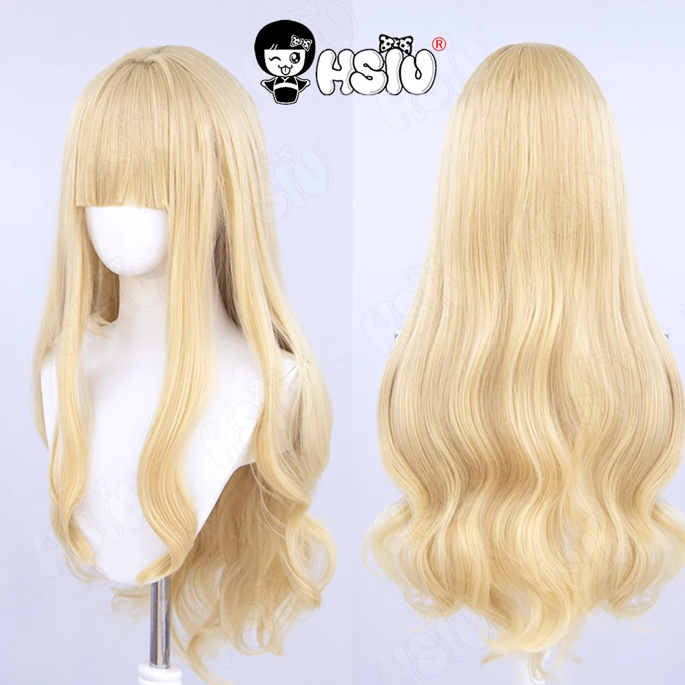 

Mashiro Rima Cosplay Wig Fiber synthetic wig Anime Shugo Chara Cosplay Wig「HSIU 」light yellow long Wig Shugo Chara Wig