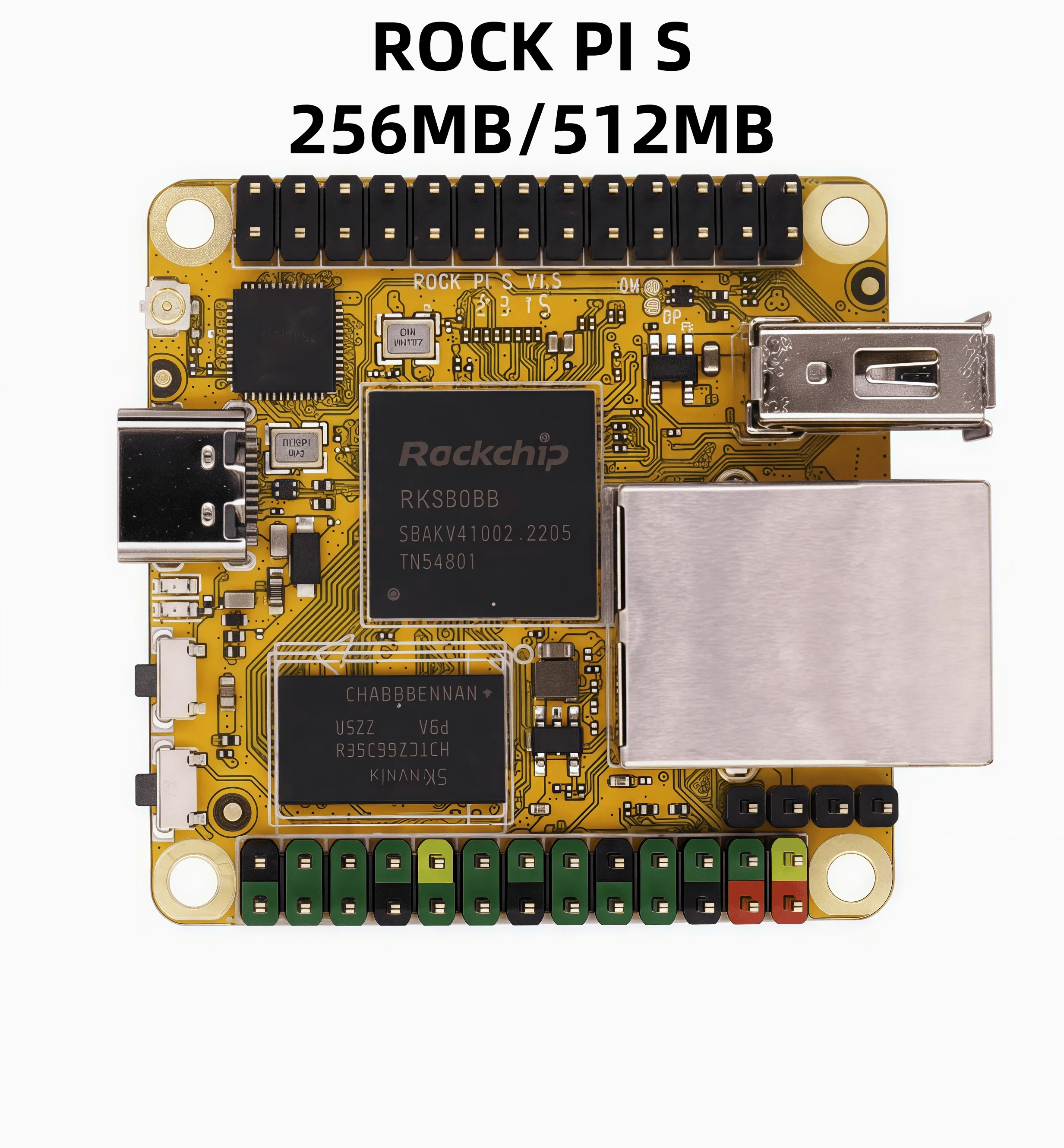 

ROCK PI S 256 МБ 512 МБ RK3308B четырехъядерный процессор одноплатный компьютер