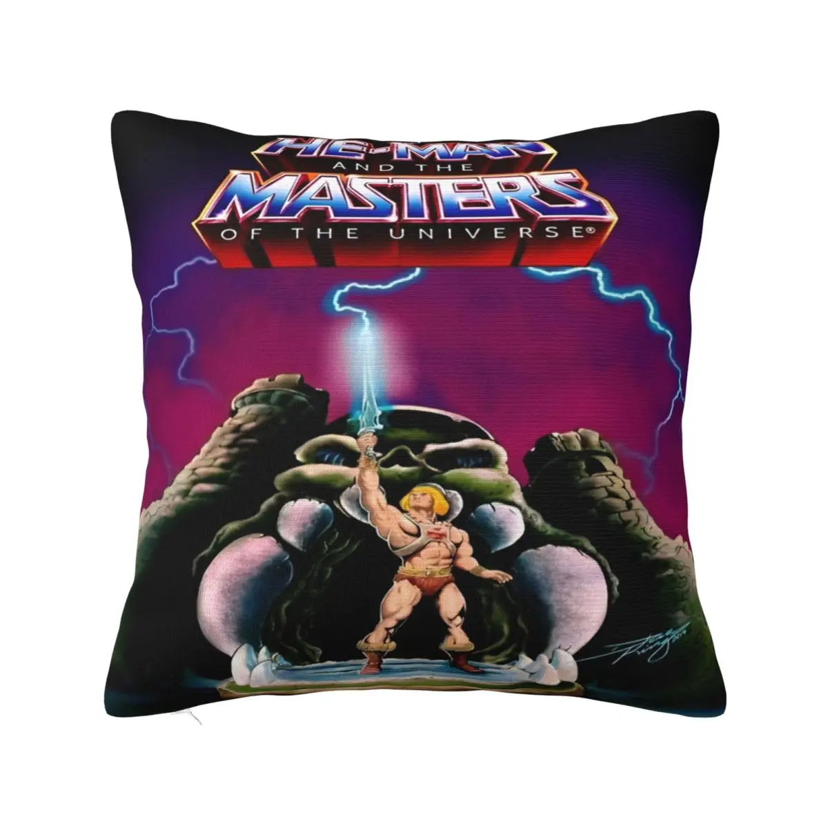 Soft and Sweet Car He Man Masters Of The Universe Decoration Pillowcases Stuff Pillow Covers Square Multi Size