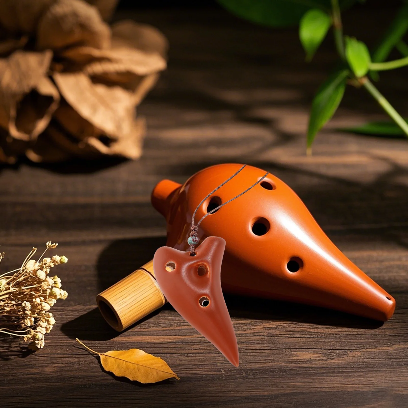 

Mini 6 Hole Ceramic Ocarina Musical Instrument High Pitch Tune Portable for Beginner Music Fans Unusual Musical Instruments