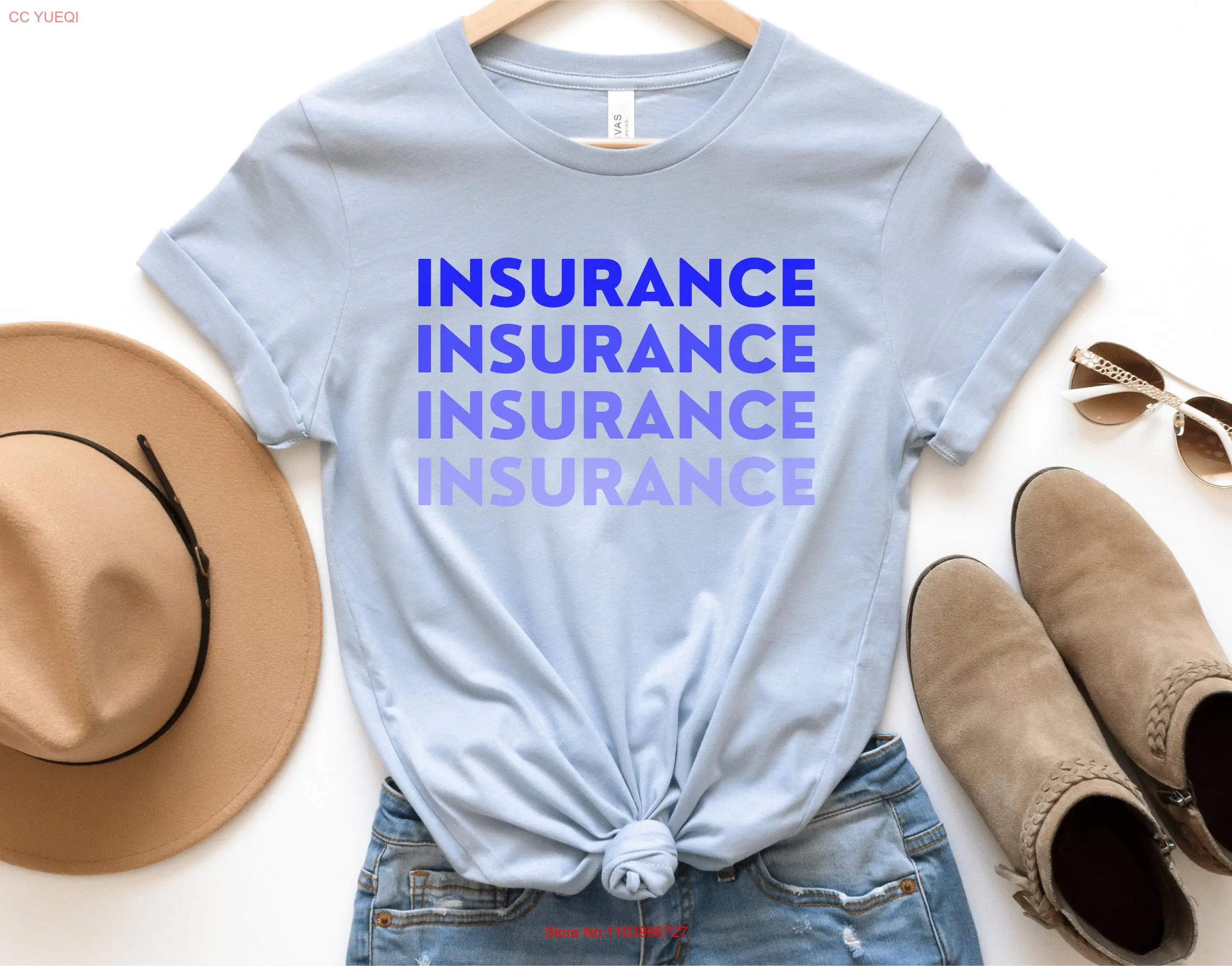 Insurance AgenT T Shirt Agency Advisor Black Team long or short sleeves