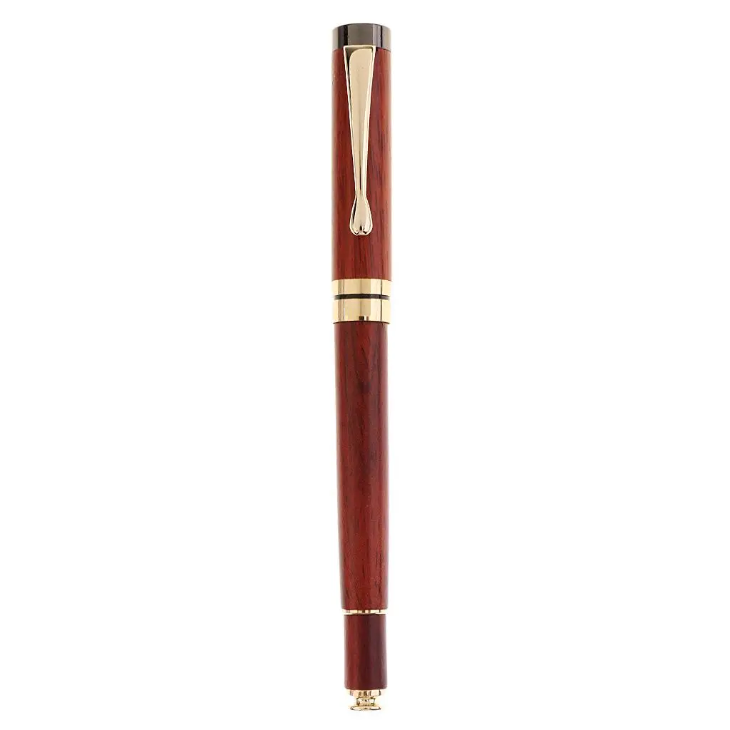 Rosewood Ink Fountain Pen Professional Luxury Writing Pen High Quality Office Gift Pen for Business Use