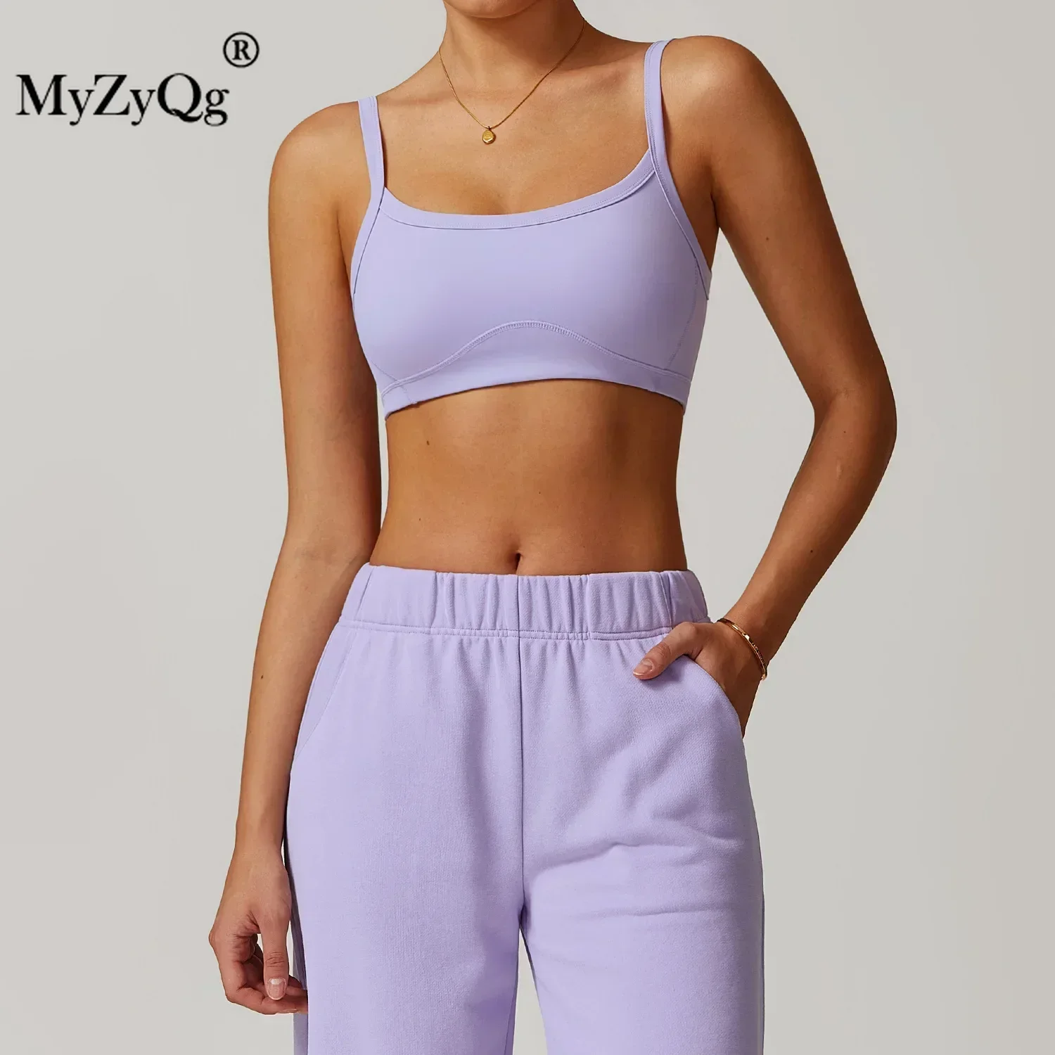 MyZyQg Women Tanks Top Sports Underwear Gather Beauty Back Yoga Bra Shock-proof Female Fitness Outside Wear Crop Top