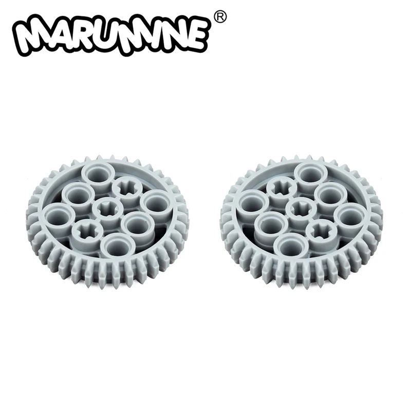 

Marumine 32498 Building Block 50PCS Technology 36 Tooth Double Bevel Gear MOC Automobile Ship Motorcycle Assembly Parts Brick