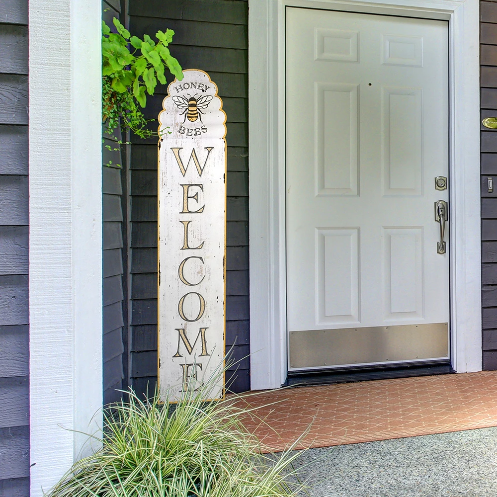 Solid Wood Garden Decorative Hanging Signs Large-sized Wall Hangings Courtyard Outdoor Decorative Wall Decorations