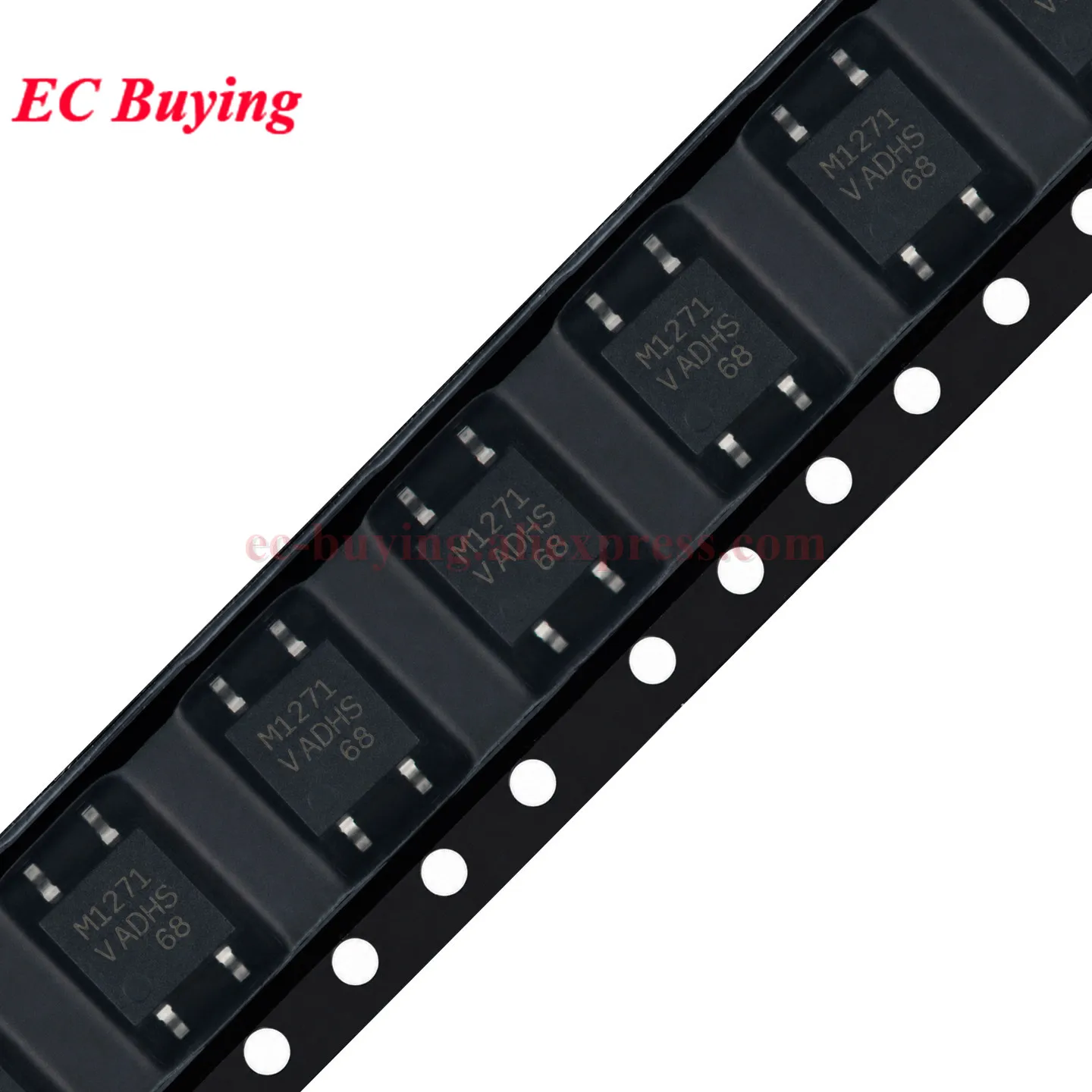 20Pcs/1pc VOM1271T M1271 VOM1271 M1271T SOP-4 Optically Isolated MOSFET Driver Solid-State Relay Chip IC