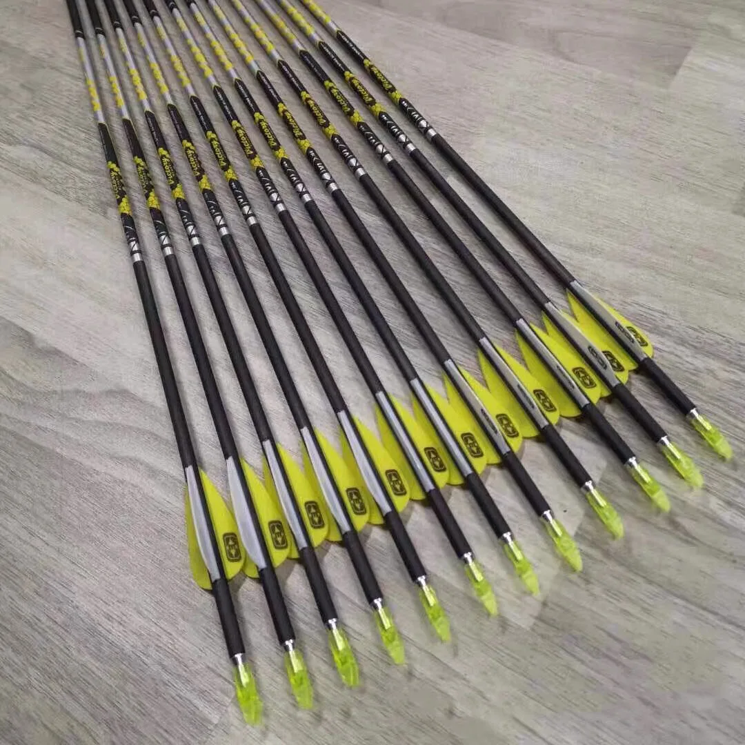 الرماية ID4.2mm العمود الفقري 300 350 400 500 600 700 800 900 أسهم كربون نقية VAP Victory V1 سهام كاملة لإطلاق النار على الهدف