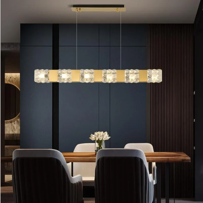

Postmodern Living Room LED Chandelier Art Glass Hanglampen AC110V 220v Luxury Dining Room Decoration Lighting