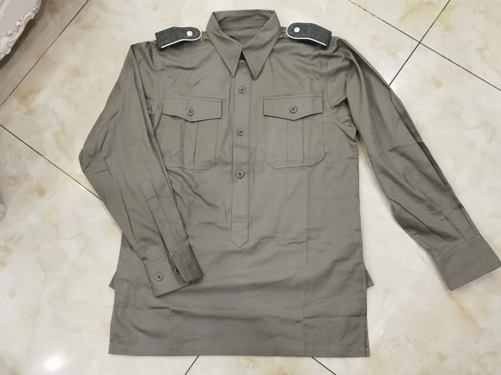 2차 세계대전 2차 세계대전 육군 WH WEHRMACHT HEER 장교 회색 면 셔츠 군용