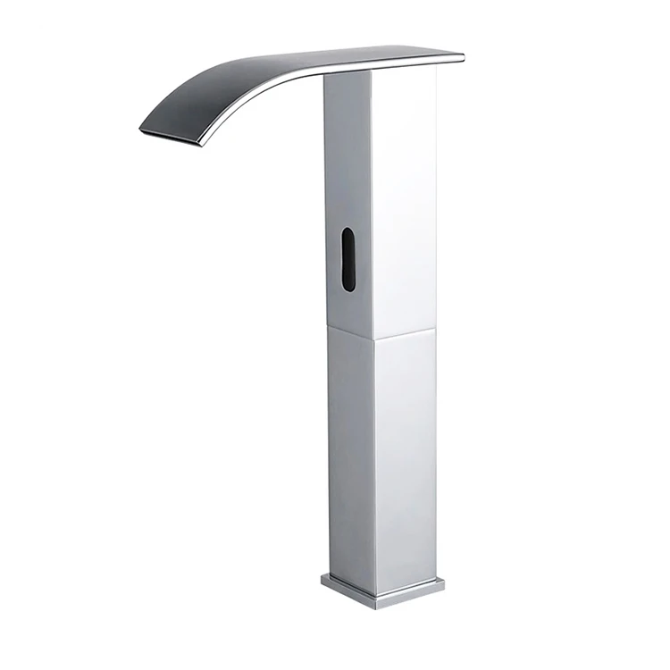 

HY-708D Automatic Sensor Faucet Single-Hole Contemporary Style Non-Contact Touchless Brass Design For Home School Hospital Use