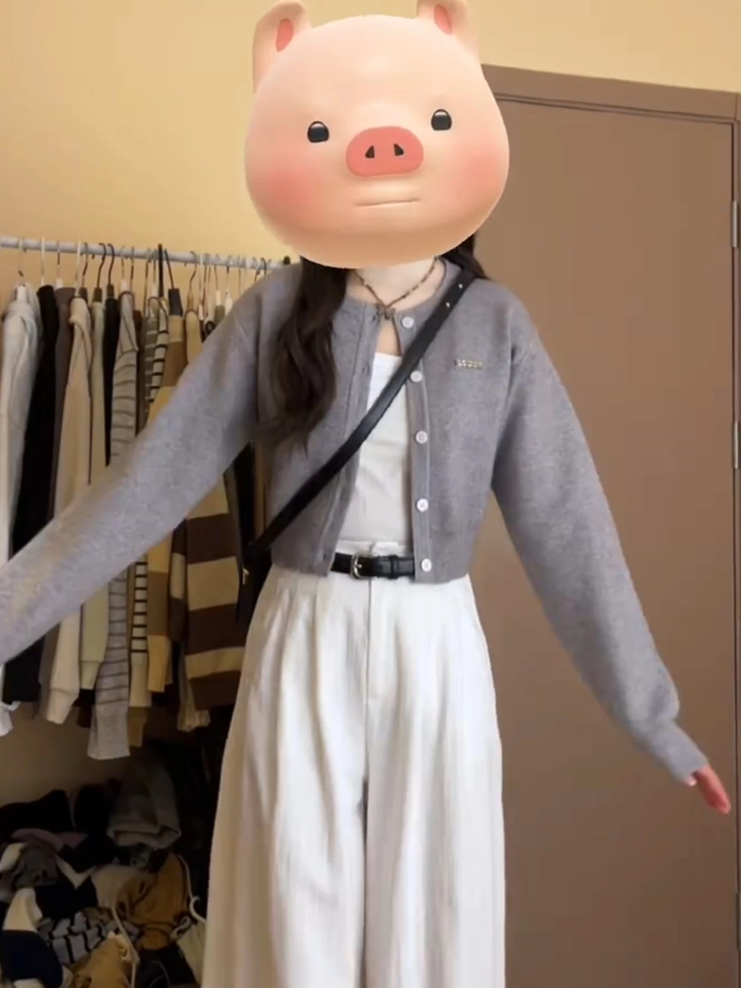 เสื้อสเวตเตอร์ถักนิตติ้งแบบนุ่มหวาน สไตล์หลวม ใส่สบาย ช่วยพรางหุ่น สำหรับผู้หญิง ฤดูใบไม้ผลิ ฤดูใบไม้ร่วง เสื้อคลุมคาร์ดิแกนแบบเปิด ดีไซน์ทันสมัย ดูอ่อนเยาว์