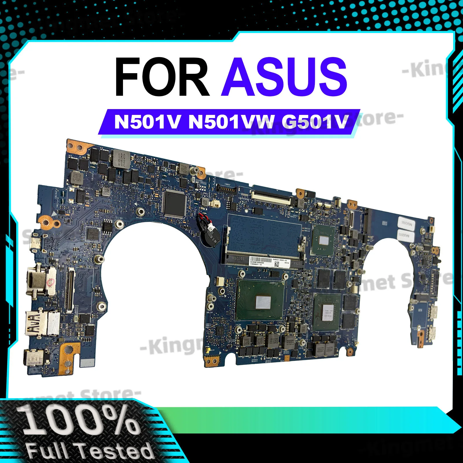 Placa base para portátil N501V N501VW para ASUS ROG G501V N501VW con CPU I5 I7, 100% probada, envío rápido, en stock.