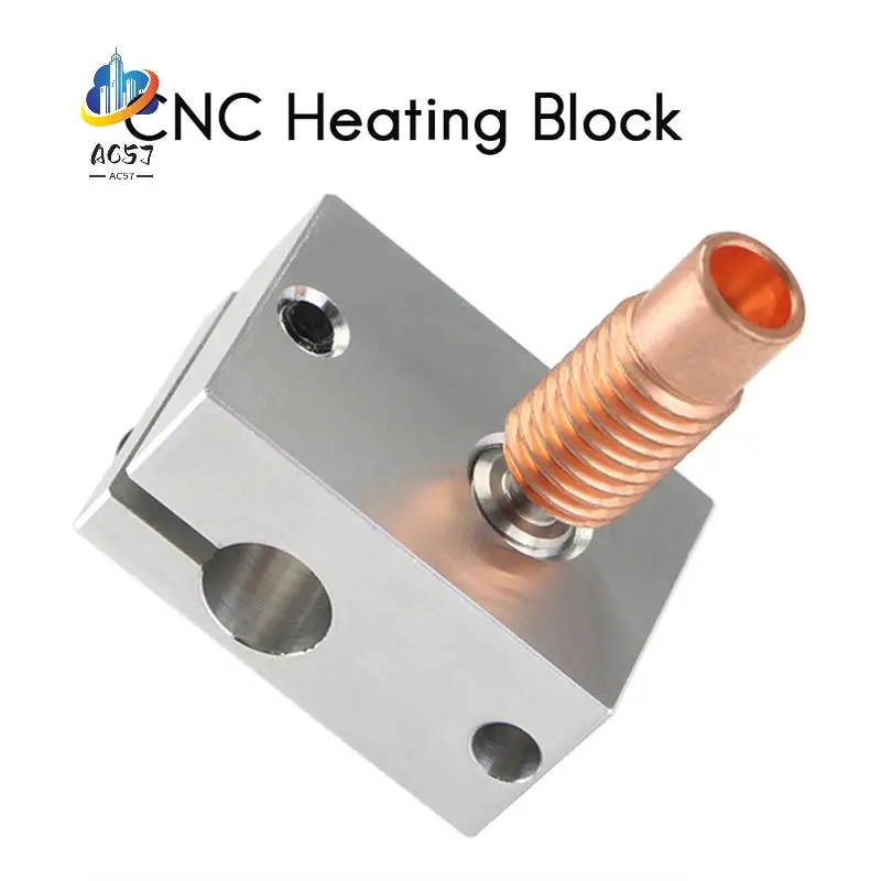 

AC57-1Set Запчасти для 3D-принтера Prusa MK3S + Нагрев сопла экструдера Алюминиевый комплект быстрых шлангов Замена Высокая термостойкость