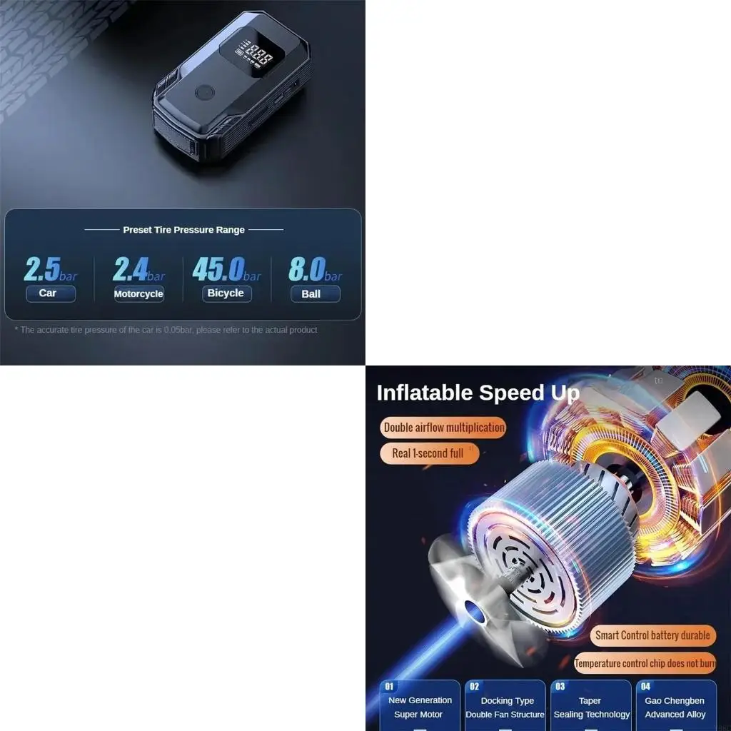 

Портативные автомобильные шины и прыжок стартер Банк Банк