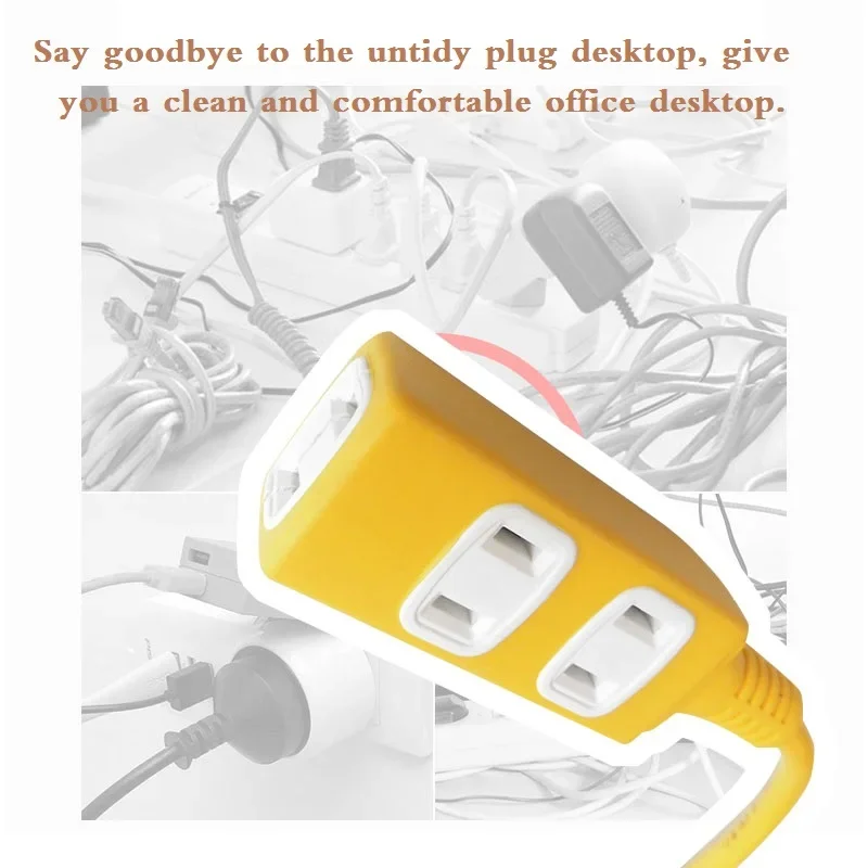 Electrical Socket Outlet One in three Japan HOME Two flat plug Electromobile charger Power Strip overall length 48CM
