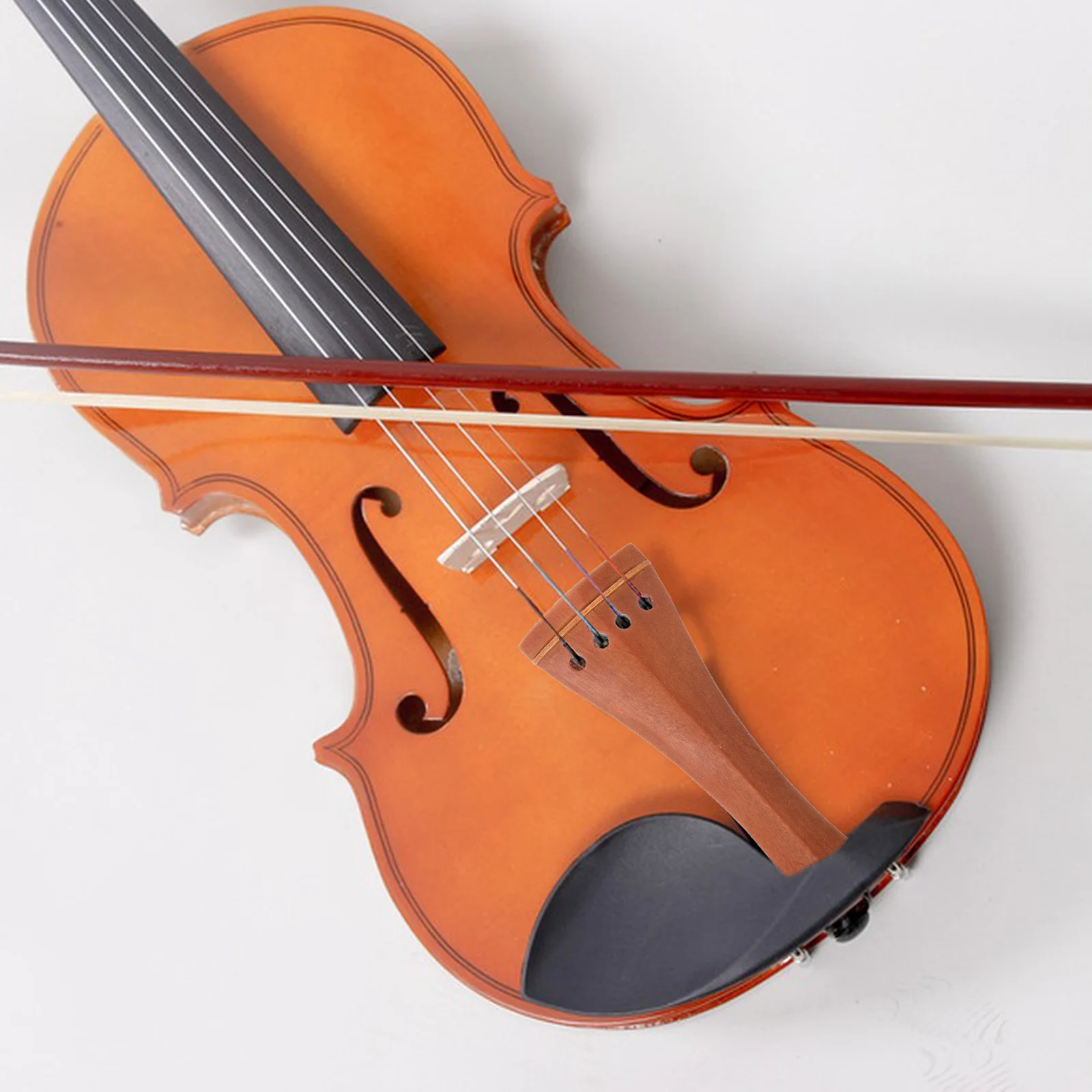

Jujube Wood String Plate Violin Replacement Parts Musical Instrument Accessories Tailpiece Kit Fiddle Major
