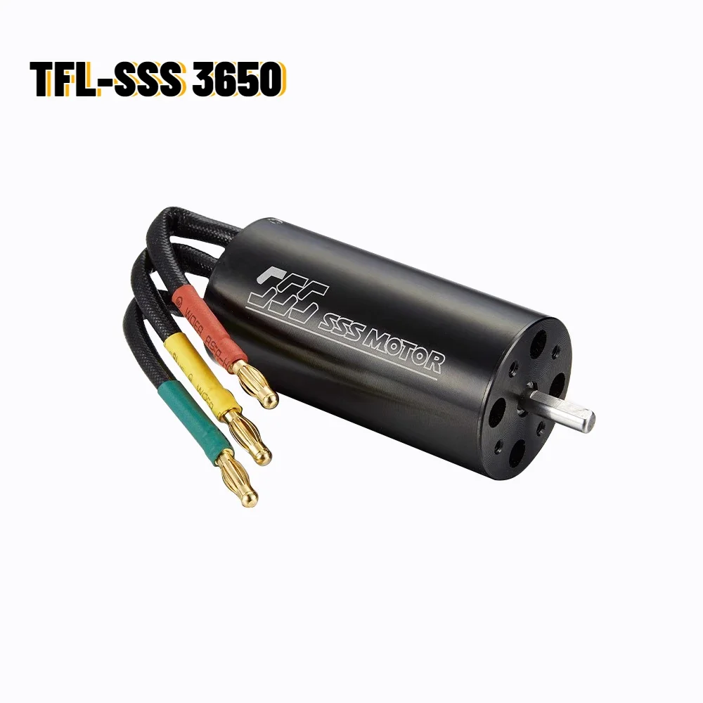 KV1500/1800/2700 TFL-SSS 3650 4-pole Inner Rotor Water-cooled Brushless Motor for RC Model Car Ship Aircraft