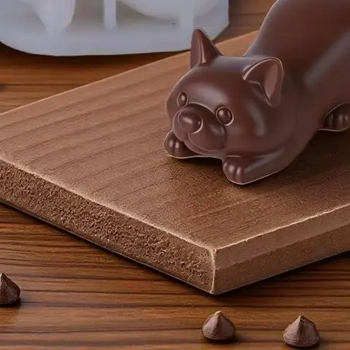

Милый мультяшный мусс корги, сделай сам, силиконовая форма для торта, молочное желе, шоколадное желе, мороженое, десертная форма для выпечки, кухонные принадлежности
