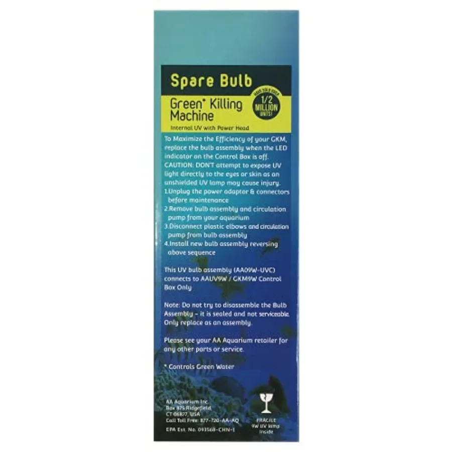 GKM9W Internal UV Spare Bulb Twin Pack 2 Items