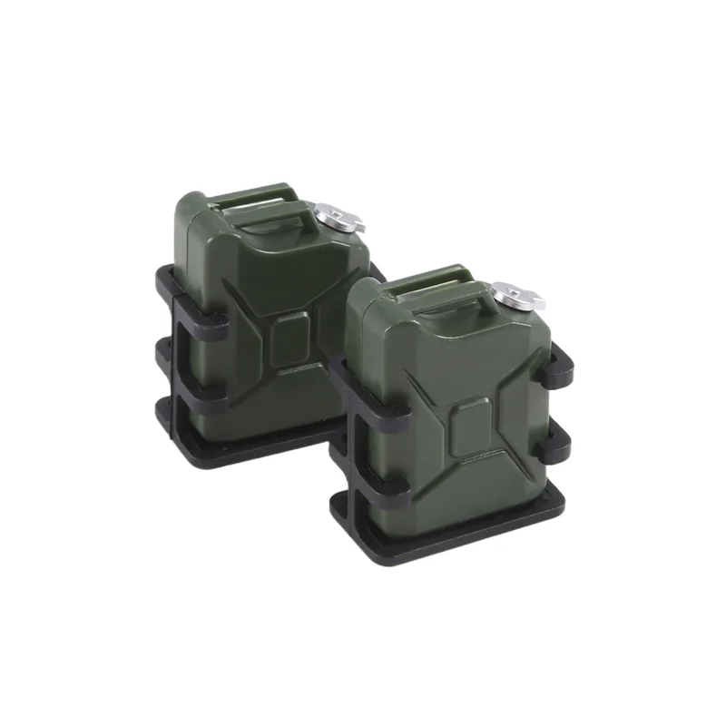 BEDW-2Pcs Mini Simulation Kraftstoff Tank Dekoration Werkzeuge Für 1/8 1/10 RC Crawler Auto Axial SCX10 Traxxas TRX4 RC4WD D90