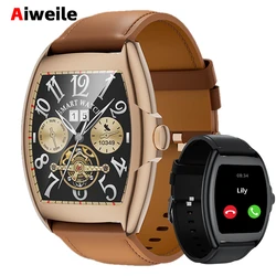 Smartwatch Aiweile AW73 High-end Luxury Smart Watch 2024 Bluetooth Call HD Touchscreen Waerproof For Android IOS Hebrew Korean