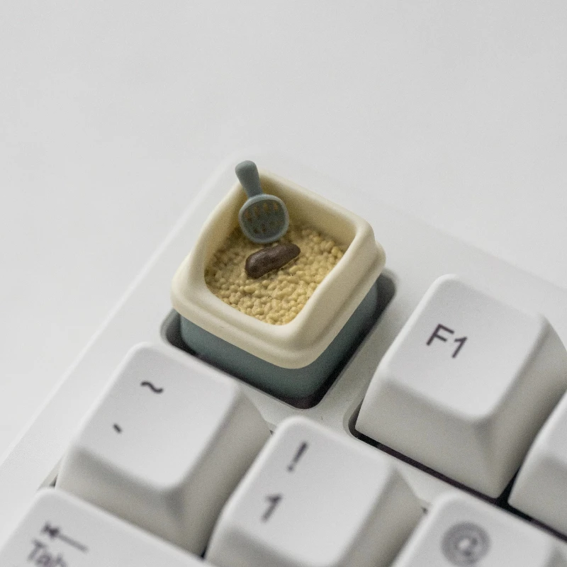 

Cat litter box keycaps mechanical keyboard peripherals weird ideas