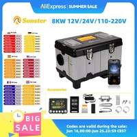8KW 12V/24V/110-240V toolbox TB10 diesel air heater LCD & bluetooth with Altitude Mode parking heater for cars RV camper tent