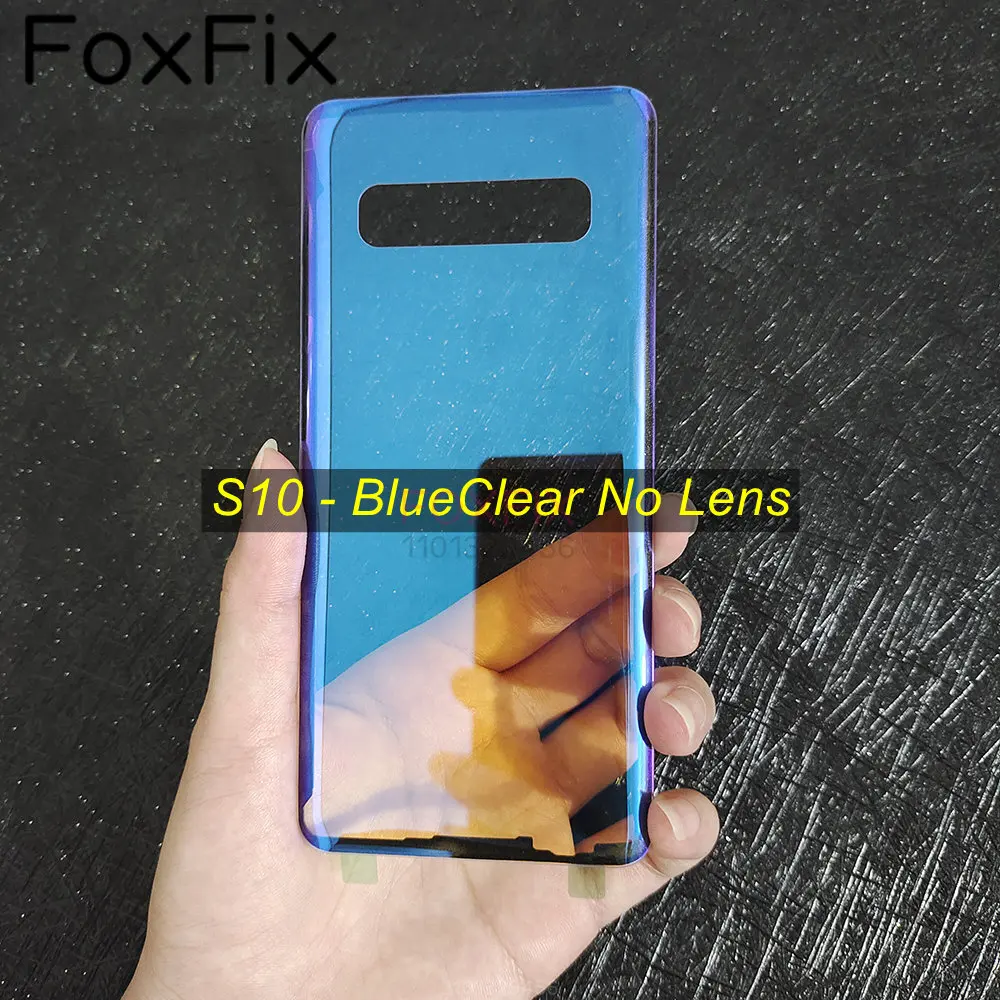 Transparent Clear Glass For Samsung Galaxy S10 5G S10 Plus S10e Battery  Cover Back Glass Panel Rear Housing Case Replacement - AliExpress 509