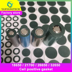 100pcs 60PCS 30PCS 18650 Li-ion Battery Insulation Gasket Barley Paper Battery Pack Cell Hollow Insulating Electrode