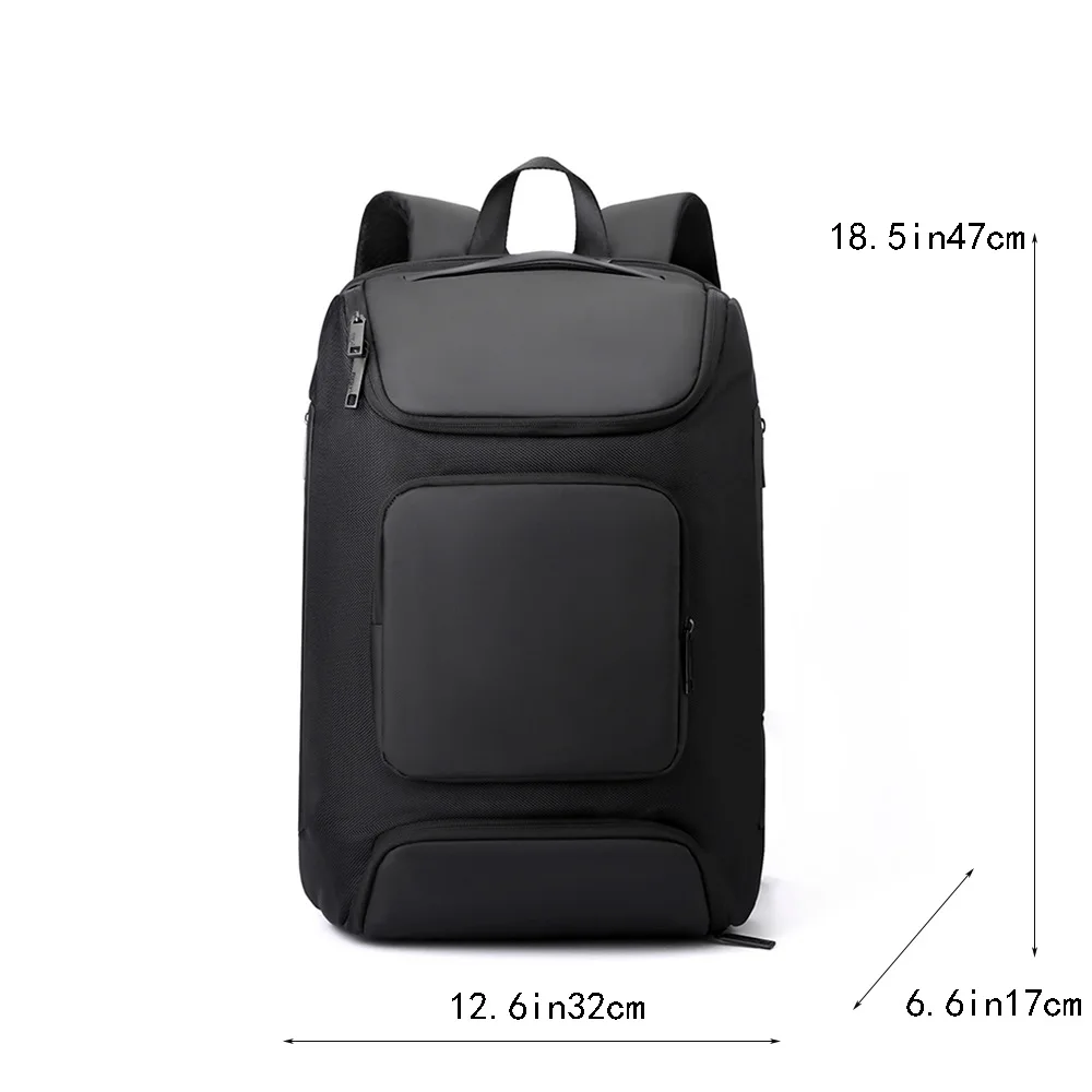 Multi functional outdoor travel bag, large capacity men's backpack, fashionable leisure business attendance laptop bag