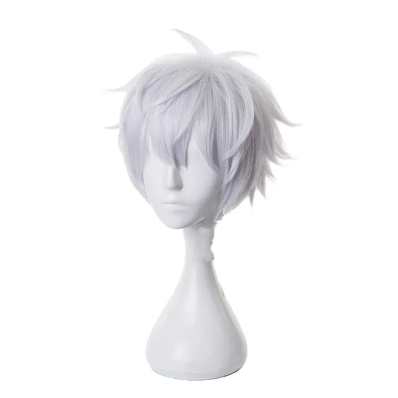 أنيمي Jujutsu Kaisen الموسم 2 جوجو ساتورو تأثيري حلي زي المدرسة الثانوية شعر مستعار النظارات الشمسية أزياء الهالوين للرجال والنساء